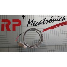 SONDA TEMPERATURA PTC ROSCA M10 HEAXAGONAL 22 L=30+PG7, 2M CABLE SILICONA