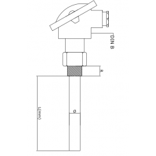 SONDA TEMPERATURA PT-100 CLASE A. CABEZAL BBH PA