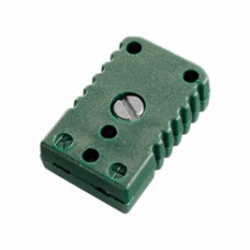 CONECTOR TERMOPAR TIPO K MINI HEMBRA VERDE AÉREA