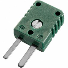 CONECTOR TERMOPAR TIPO K MINI MACHO VERDE AÉREO