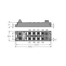 TURCK Fieldbus I/O module PROFIBUS-DP FLDP-IOM84-0001