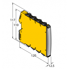 AMPLIFICADOR AISLADOR TURCK IMX12-DI01-2S-2R-0/ 24VDC 7580016