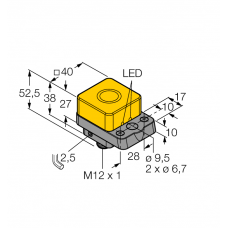 SENSOR INDUCTIVO TURCK NI22U-Q40-AP6X2-H1141 4690229