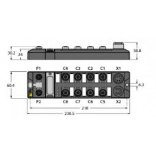 Módulo E/S multiprotocolo compacto para Ethernet TBEN-L1-16DIP